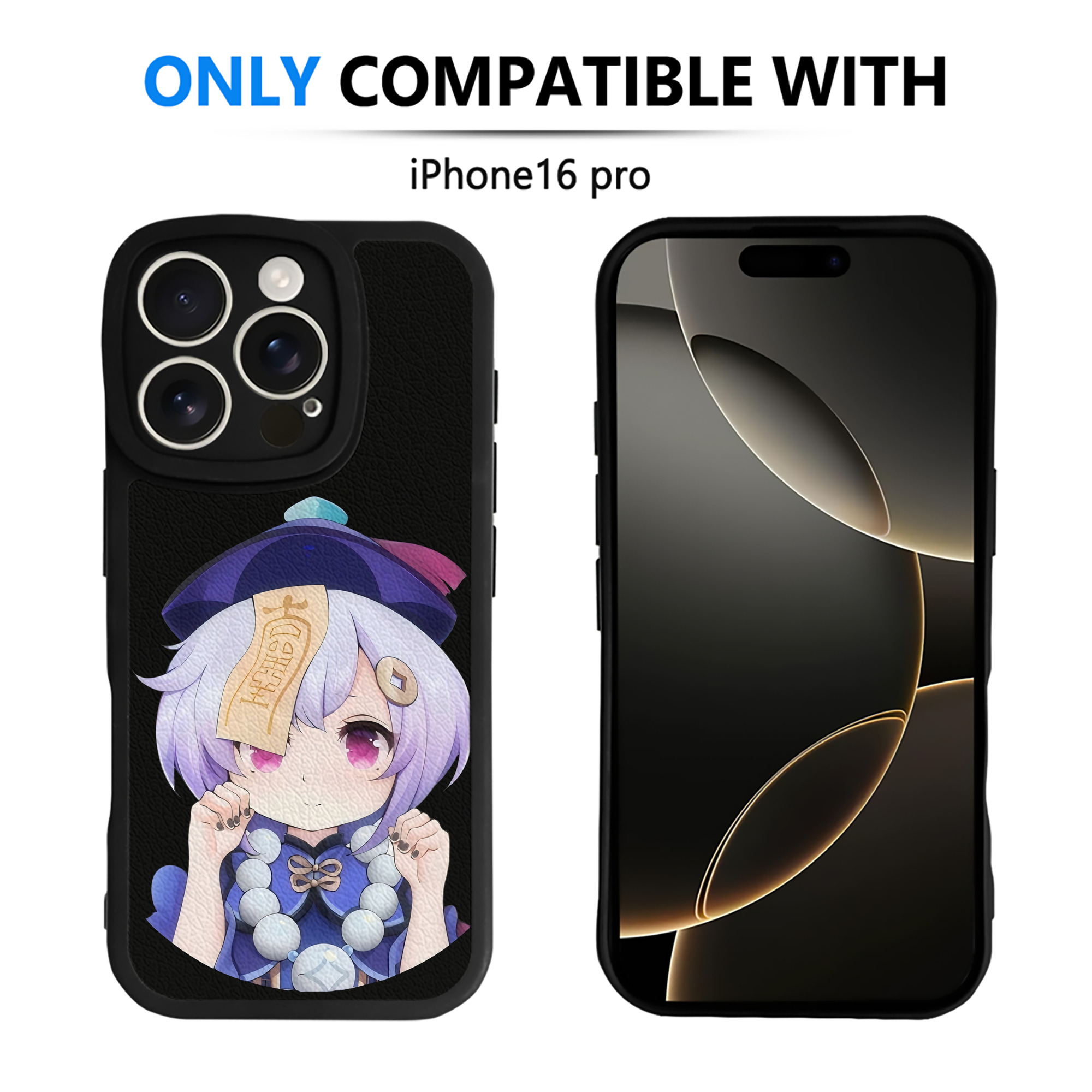げんし神 七七 なな  genshin Nana 【iPhone 16シリーズ対応】シリコンスマホケース（レザー調） 材質：シリコン